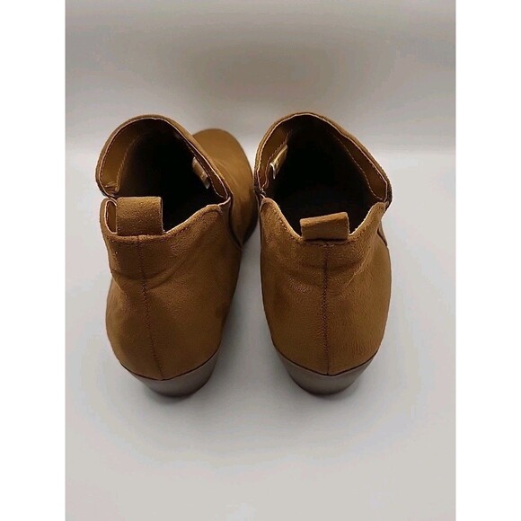 American Eagle Shannon Suede Boots Women’s Sz 6.5 Walnut Color Block Heel Winter - Picture 3 of 9